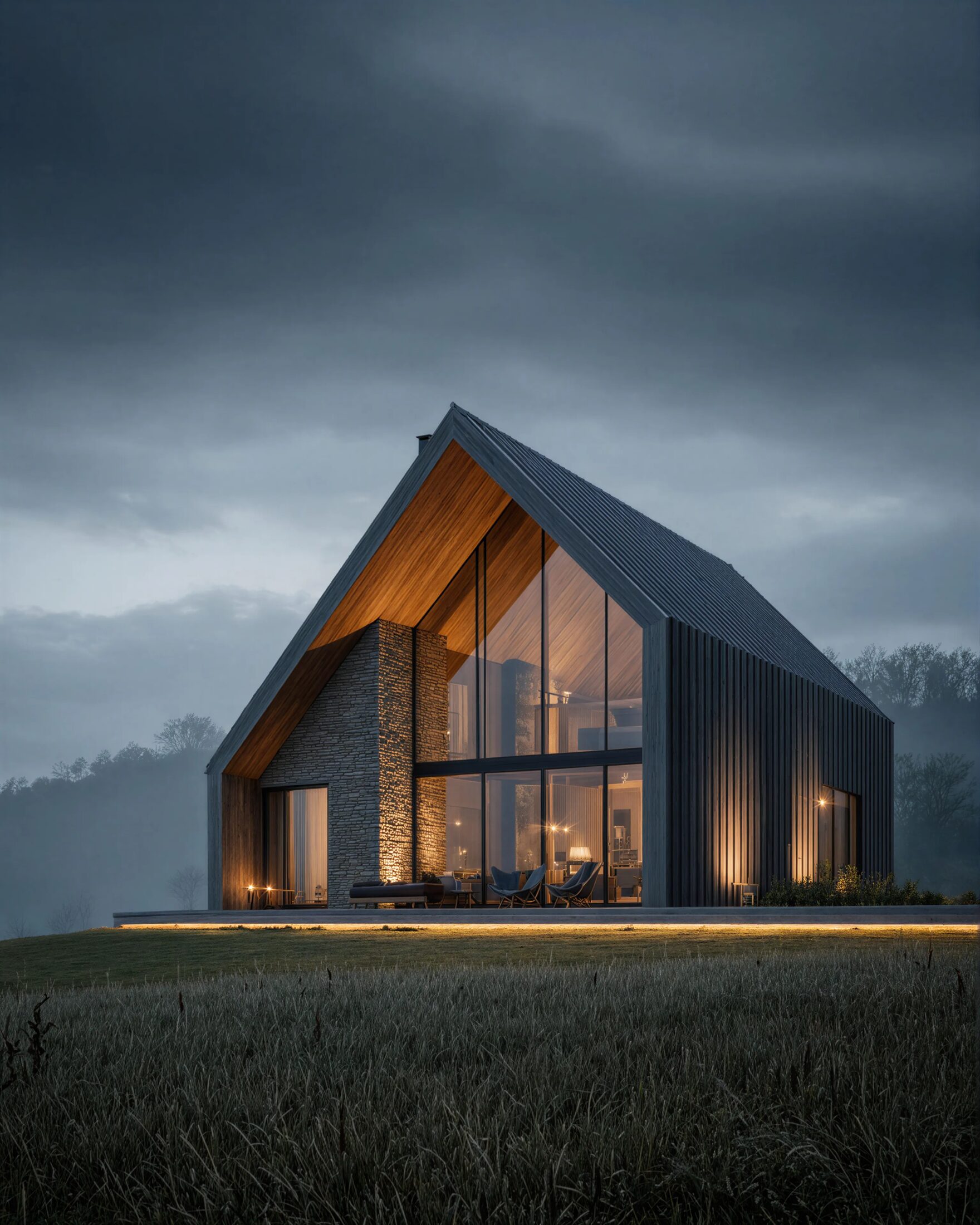 Hilltop Barn by Visura Architecture